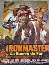 Ironmaster Affiche ORIGINALE 120x160cm 47"63" 1983 Umberto Lenzi D144