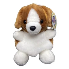 Aurora World Plush - Palm Pals - BUSTER BEAGLE (5 inch) - New Stuffed Animal Toy