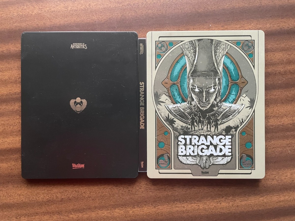 STRANGE BRIGADE STEELBOOK ONLY G2 PC PS5 XBOX PS4 METAL BOX STRANGE BRIGADE STEELBOOK ONLY G2 PC PS5 XBOX PS4 METAL BOX