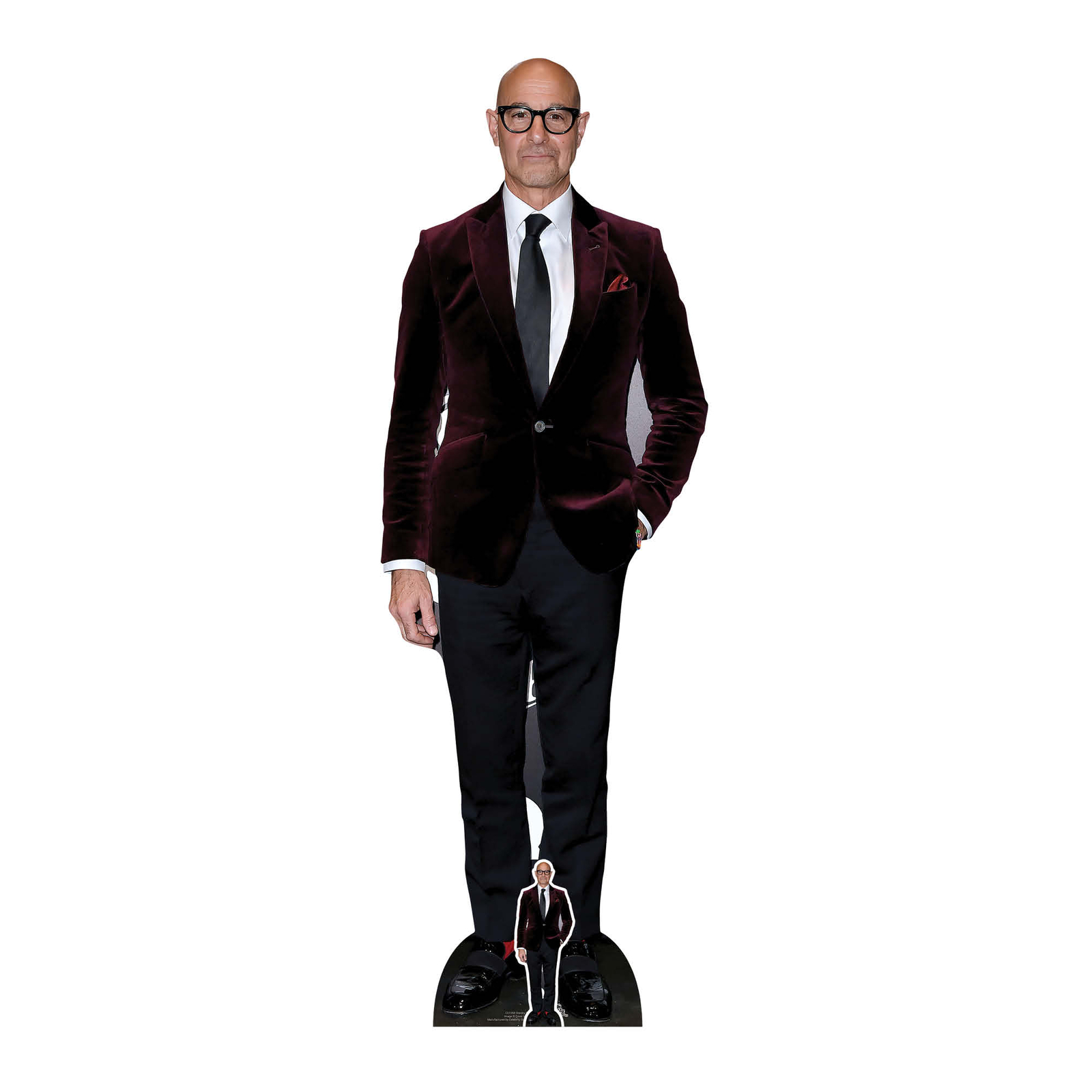 Stanley Tucci Red Velvet Jacket Lifesize Cardboard Cutout with Free Mini Standee