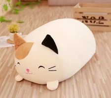 Cat Pillow Plush Toy 10" Stuffed Animal Toddler Doll Gift for Kids