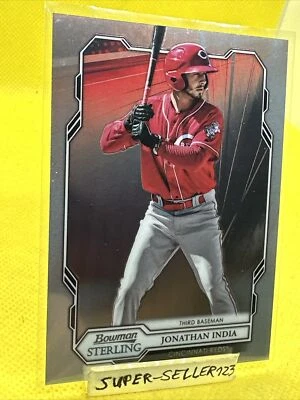 2019 TOPPS BOWMAN STERLING - JONATHAN INDIA - Cincinnati Reds - Chrome #BRP-24 - Bild 1 von 3