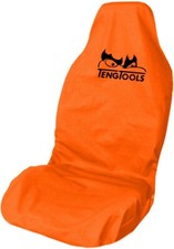 Tengtools Logo Teng Tools Waterproof Orange Front Car Seat Cover Protector