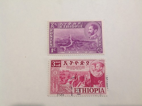 Ethiopia ,set of 2 Circ 1930's