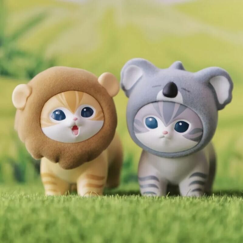 Monkey cat-MINISO Mofusand Fluffy Party Series Cat Confirmed Blind