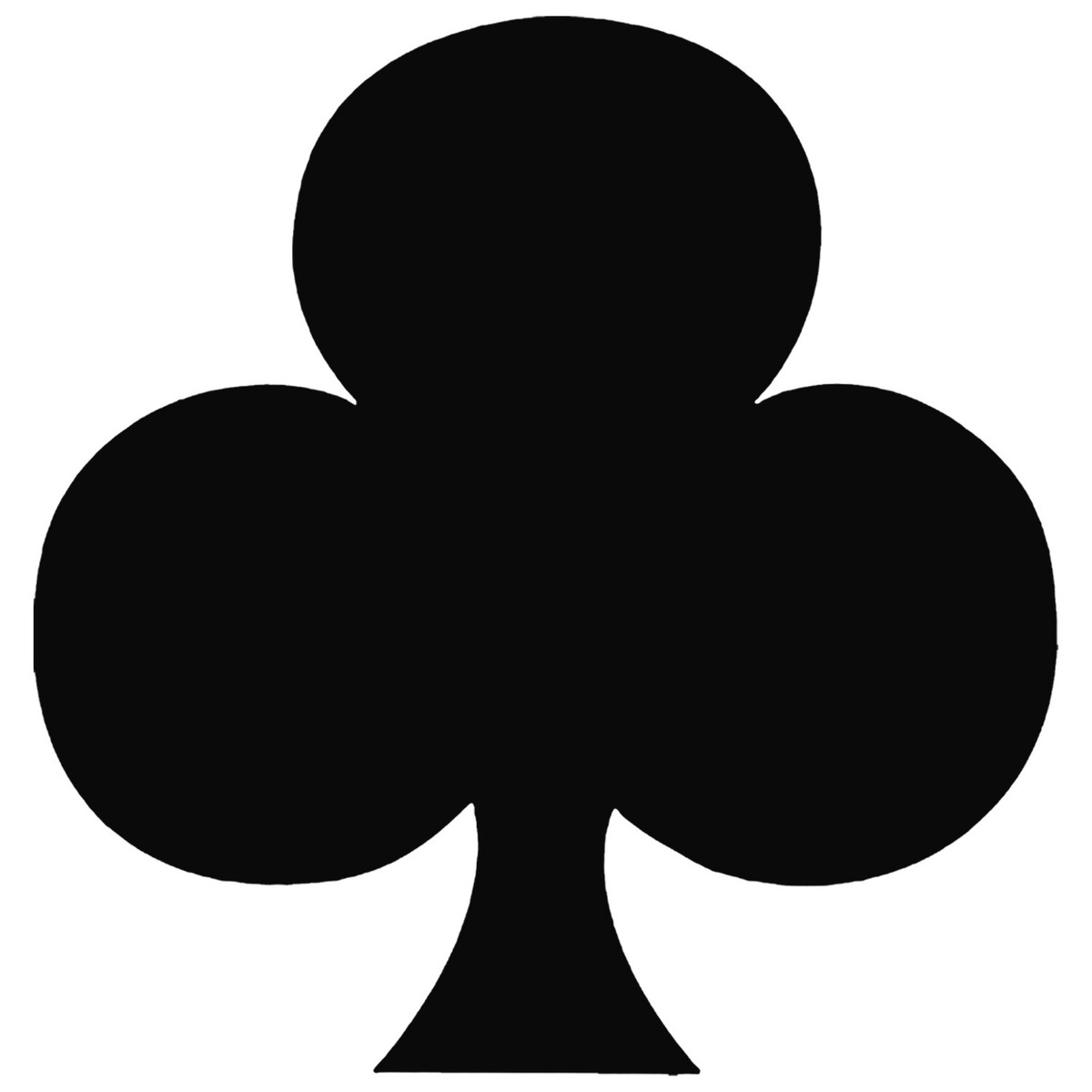 Club Sticker Buy 1 Get 1 Free Clover Card Suit Decal | eBay