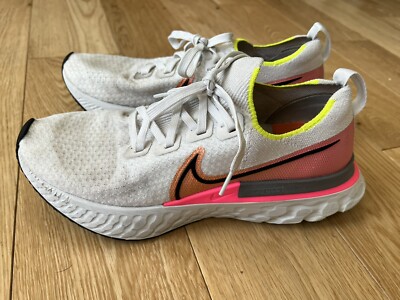 Nike Womens React Infinity Run FK CD4372-004 White Running Shoes Sneakers Sz 10