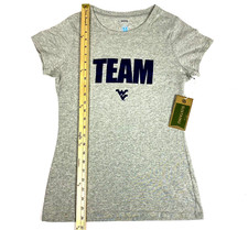 West Virginia University TEAM GRAY T Shirt Womens MEDIUM Made In USA NWT
