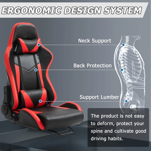 Minneer Racing Sim Cabina Ajustable con Asiento Rojo Ajuste Logitech G29 G920 G923 - Foto 5 de 6
