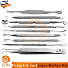 Comedone Extractors Acne Spot Tweezers Whitehead  Blackhead Removal Tools Set