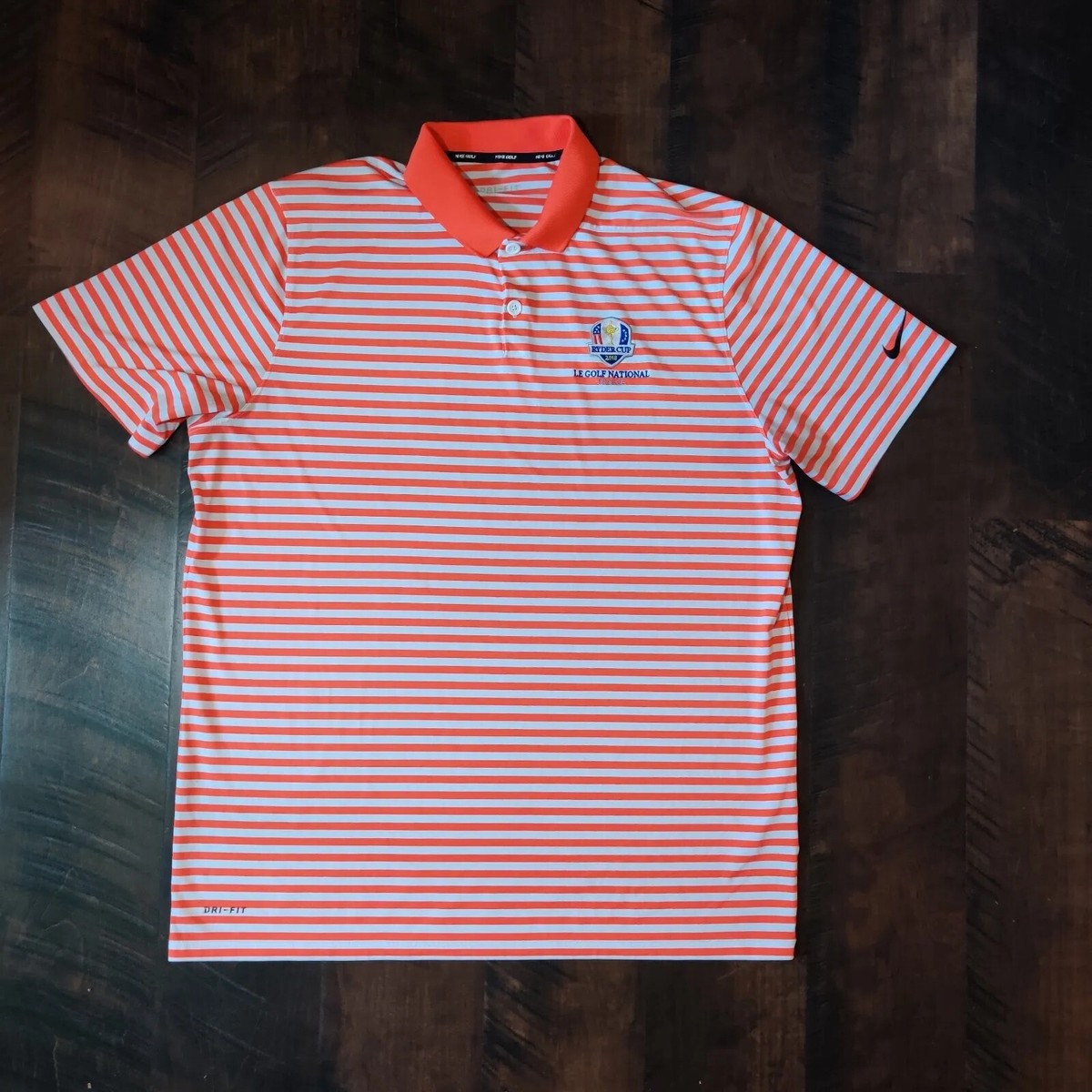 2018 Ryder Cup Le Golf National Nike Golf Golf Shirt Men's Size XL