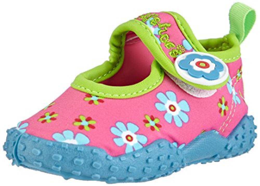 (TG. 22/23 EU) Playshoes Calzature da Mare con Protezione UV Floreale, Scarpe da