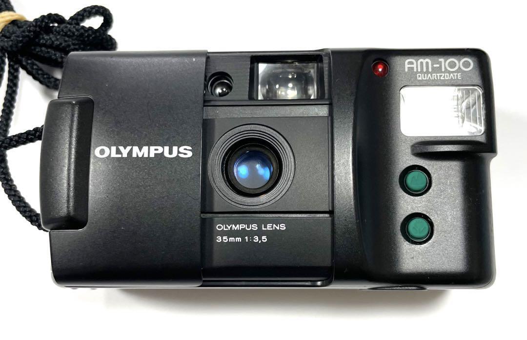 Olympus AM-100 35mm Point & Shoot Film Camera From Japan Excellent