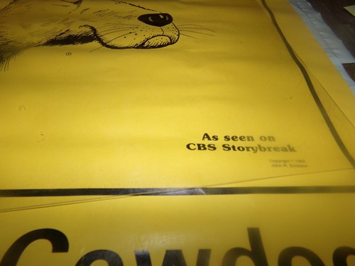 Póster promocional libro vintage Hank the Cowdog Range Security CBS Story Break 85 - Imagen 7 de 8