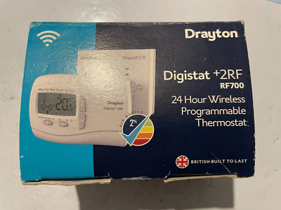 Drayton Digistat RF700 +2RF Wireless Room Stat 24hr