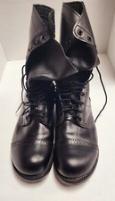 Corcoran Men's 10" Leather Jump Uniform Boot 1500 Made In *USA* Black Black 11E