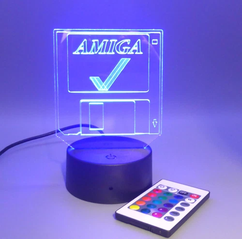 LED-Tischlampe AMIGA .  16 Beleuchtungsfarben zur Auswahl.