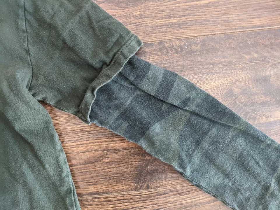 Size 6 Joah Love Nordstrom Boy Army Green Long Sleeve Sweater Shirt - Image 3 of 4