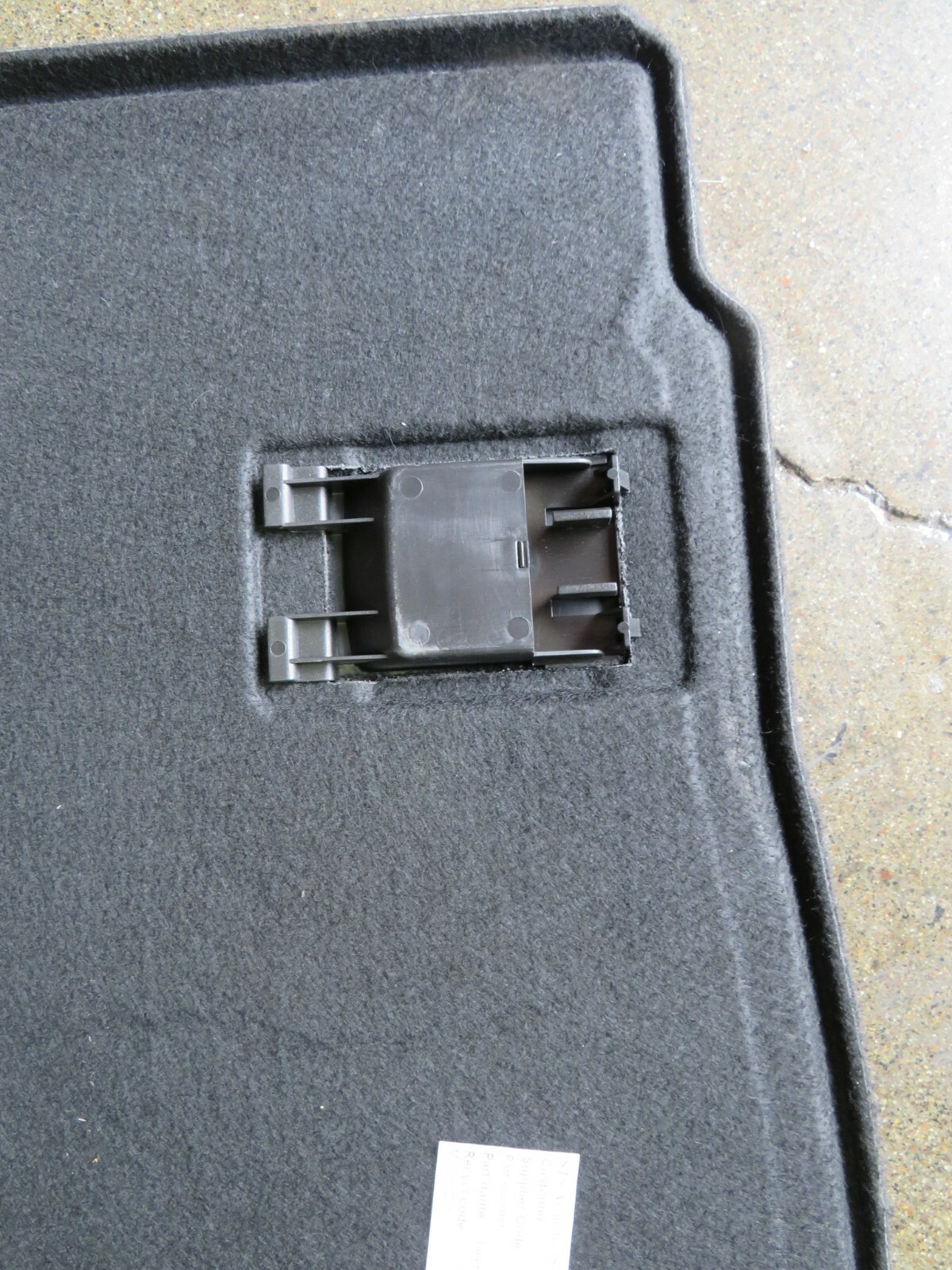 Maserati Ghibli, Trunk Floor Carpet Cover, Used, P/N 670024834