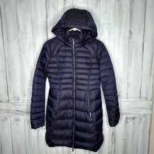 Lululemon Brave The Cold Navy Blue Long Parka Coat Jacket 700-fill Goose Down 6