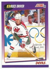 BRUCE DRIVER 1991-92 SCORE CARD FLAWLESS CONDITION
