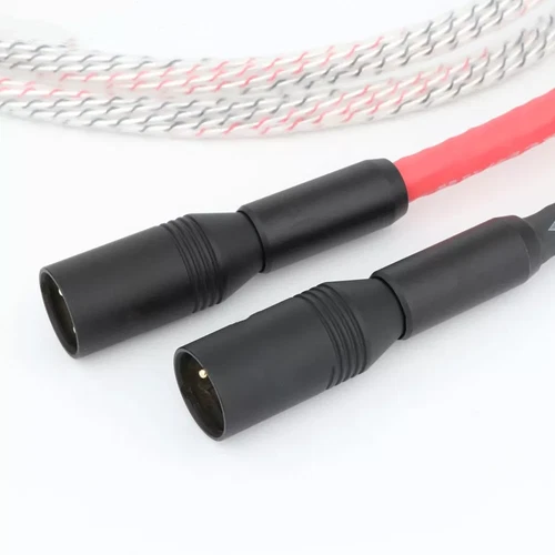 Pair Silver Plated Wire Hi-Fi XLR Balance Audio Cable With Hi-end XLR Connector - Picture 8 of 8