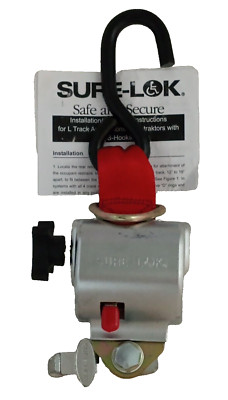4 Sure-Lok Crank Retraktors S-Hook Auto Locking Wheelchair Occupant Restraints