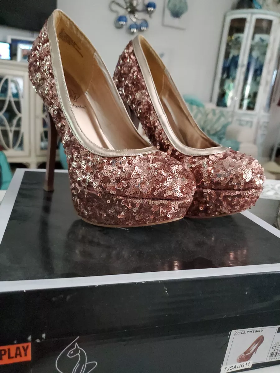 Jade Women Gold Heels - Buy RoseGold Color Jade Women Gold Heels Online at  Best Price - Shop Online for Footwears in India | Flipkart.com