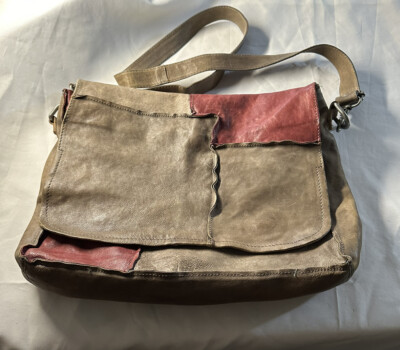 A.S.98 Messenger Handbag.  Patch Work