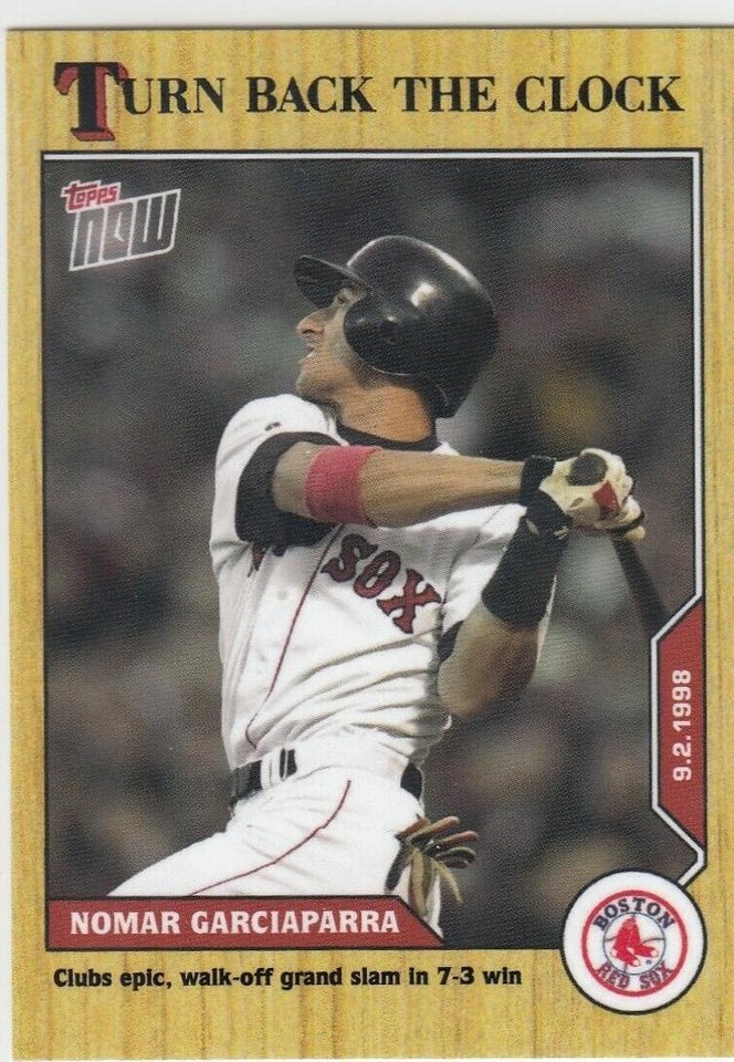 2020 Topps Now Turn Back the Clock - Nomar Garciaparra #156 - 1 of 1