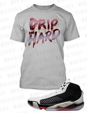 Drip to Hard Hip Tee Shirt Match J38 Fundamentals Mens Pro Club Shaka Big Tall T