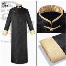 Traditional Chinese Clothing Men Cheongsams Hanfu Long Robes Kung Fu Tang Jacket