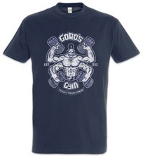 Maglietta Goro's Gym Mortal Fun Raiden Kombat Goro Shao Personaggi Pompa Allenatore Gioco