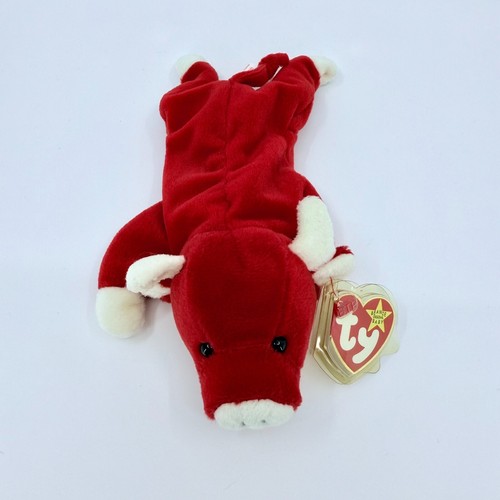 Ty Beanie Baby Snort the Red Bull 1995 - Picture 3 of 6