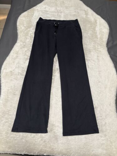 Lauren Ralph Lauren Women’s Black Straight Drawstring Jogger Pants Size Small