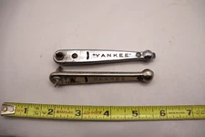 2 STANLEY YANKEE REVERSIBLE PHILLIPS RATCHETING SCREWDRIVERS : 68-402 & 3400