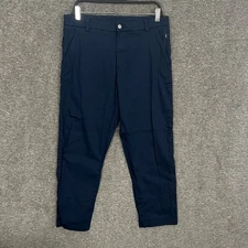 Lululemon Mens Commission Pants Navy Blue Size 32x26 Casual Commute