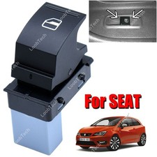 For Seat Leon Power Window Switch Electric Control Lifter Button Passenger Side