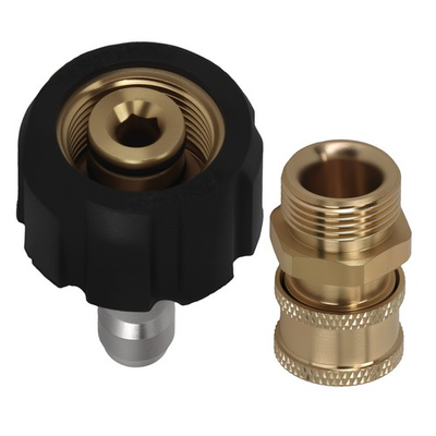 #ad M22 to 1 4quot; Brass Adapter for Pressure Washer Hose Quick Connect 5000PSI New $17.46
