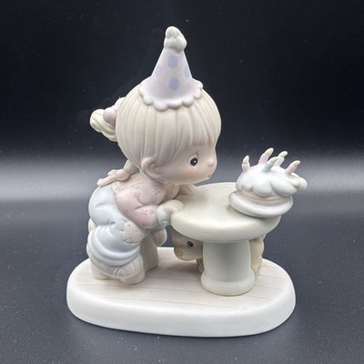 Precious Moments 1992 May Your Every Wish Come True Porcelain Figurine E1-0151