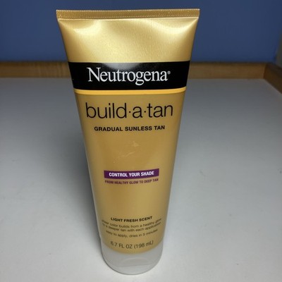 Neutrogena Build A Tan Gradual Sunless Control Your Shade Tanning Lotion 6.7oz