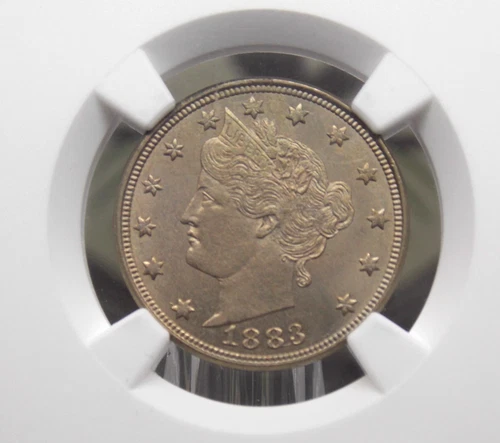 1883 Liberty Head "V" Nickel *CENTS* 5c NGC MS64 #011 Uncirculated BU ECC&C, Inc