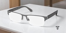 RALPH LAUREN POLO PH1164 9157 Matte Dk Gunmetal Demo Lens 56 mm Men's Eyeglasses