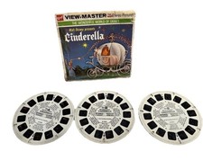 View Master Disney Cinderella 3 Reels 1965 B318 Complete in Original Sleeve Vtg