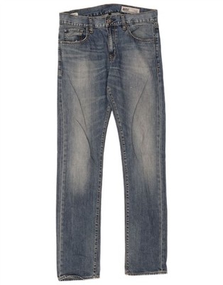 Rifle Herren Straight Jeans W30 L33 blau Baumwolle DX15