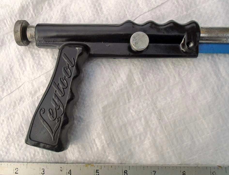 Early Vintage Rare Alloy Spring Loaded Hack Saw by LEYTOOL Refurbished Old Tool - Image 2 of 4