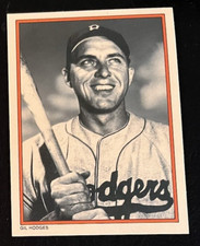 1985 Topps Circle K Gill Hodges #29 Brooklyn Dodgers NM/MT