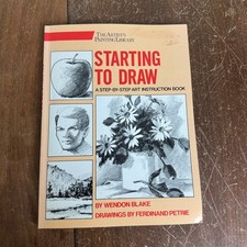 Starting to Draw Step by Step Instructions Book 1981 Artist Painting Library