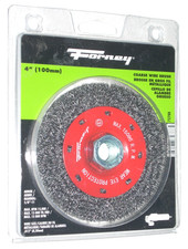 Forney 4 x 5/8-11 Crimped Wire Wheel Brush Coarse for Angle Grinder - 72788