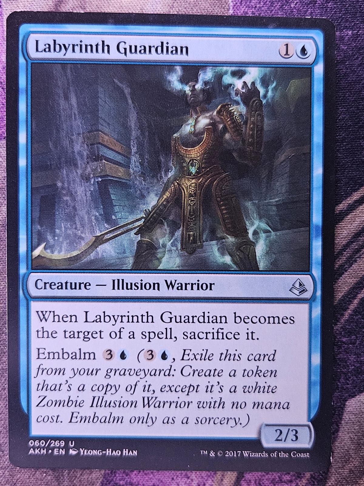 Labyrinth Guardian 60 Uncommon Amonkhet Magic: The Gathering Lightly Played